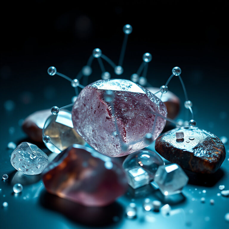 Warum Steine innerhalb ihrer Molekularstruktur vibrieren